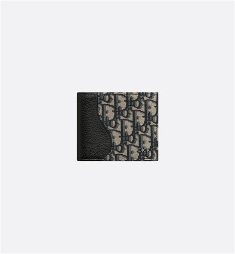 beige and black dior oblique jacquard wallet|Dior Compact Wallet Beige and Black Dior Oblique Jacquard.